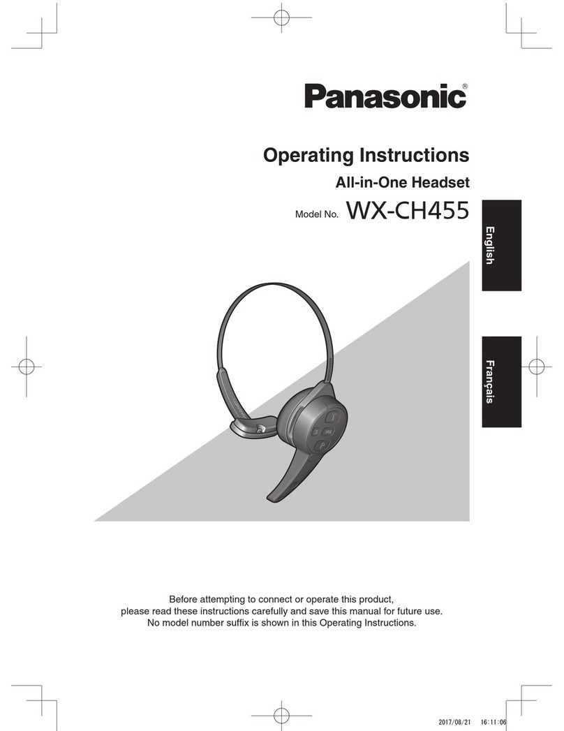 Panasonic WX-CH455 operating instructions