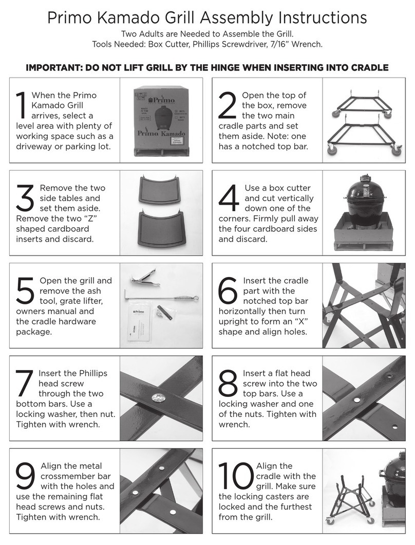 Primo Water KAMADO Assembly instructions