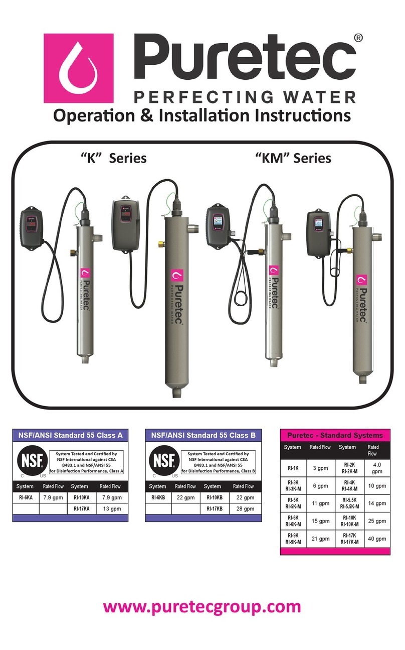 Puretec K series User manual