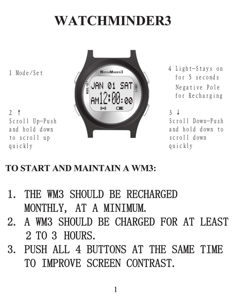 WatchMinder WM3 user manual