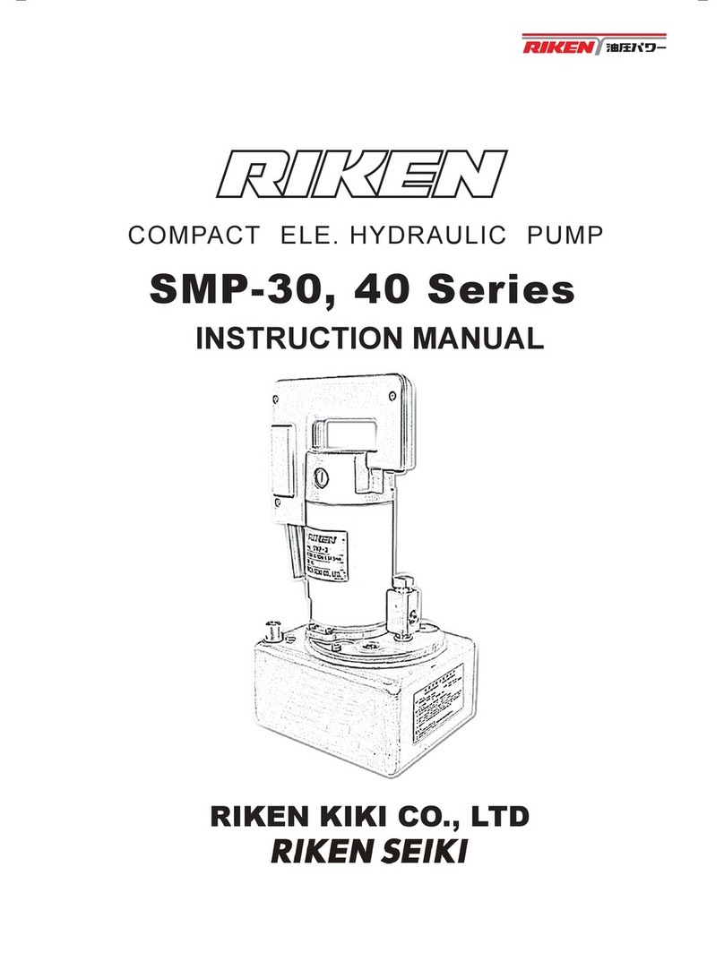 RIKEN SEIKI SMP-30 Series instruction manual