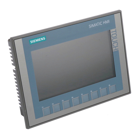 Siemens SIMATIC HMI series operating instructions