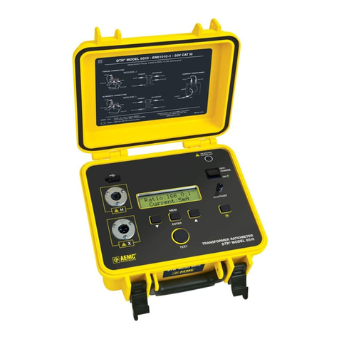 AEMC DTR 8510 User manual