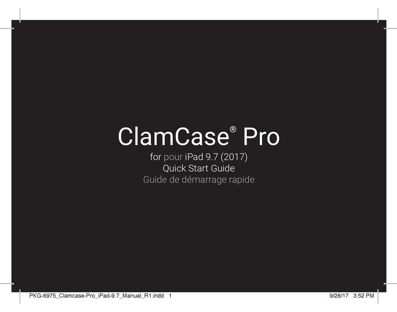 Incipio ClamCase Pro Operating and maintenance instructions