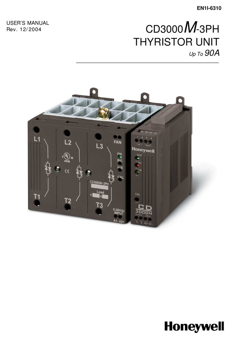 Honeywell CD3000M-3PH user manual