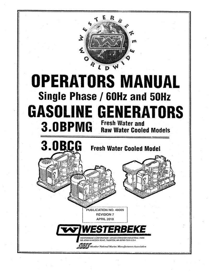 Westerbeke 3.0 BPMG User manual Westerbeke 3.0 BPMG User manual