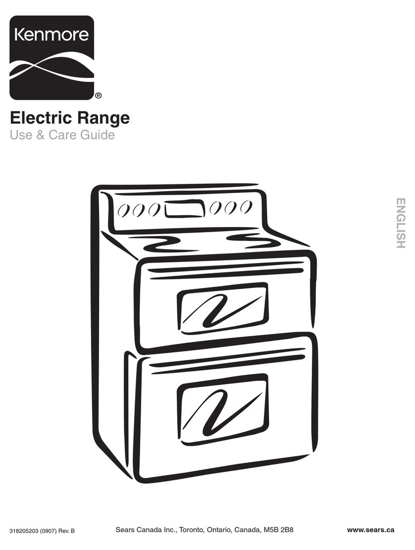 Kenmore C970 Series User manual