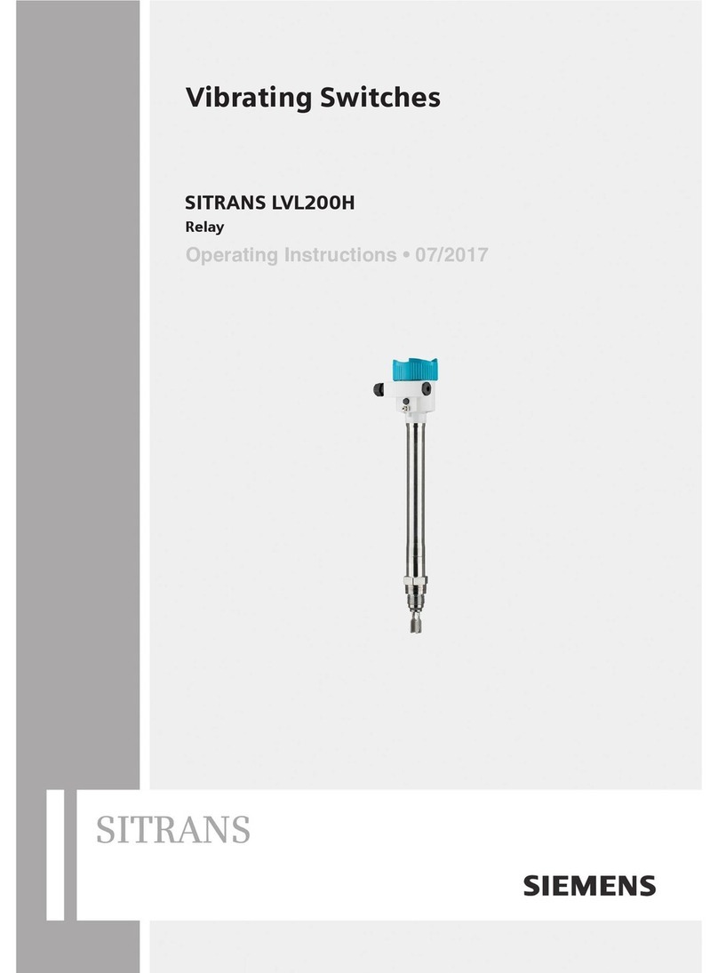 Siemens SITRANS LVL200H User manual