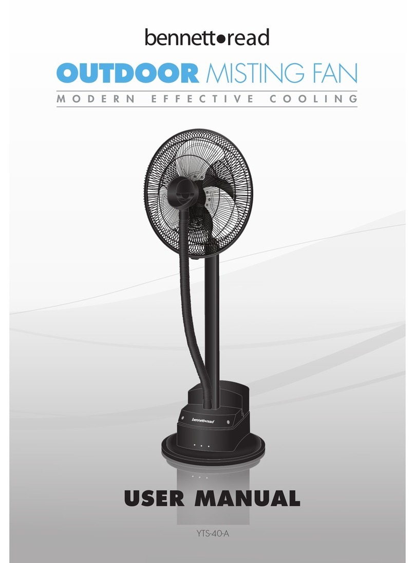 Bennett Read OUTDOOR MISTING FAN user manual