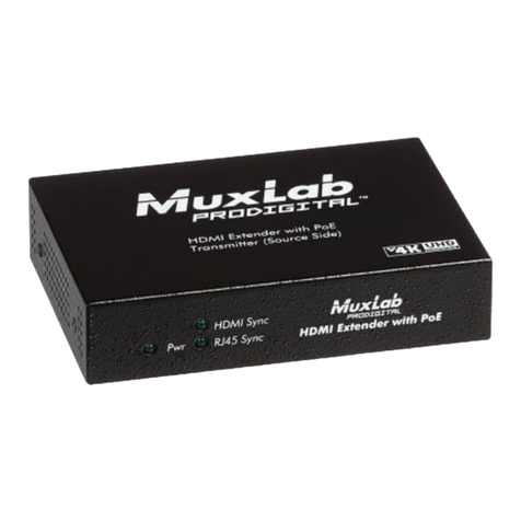 MuxLab 500451-PoE Quick installation guide