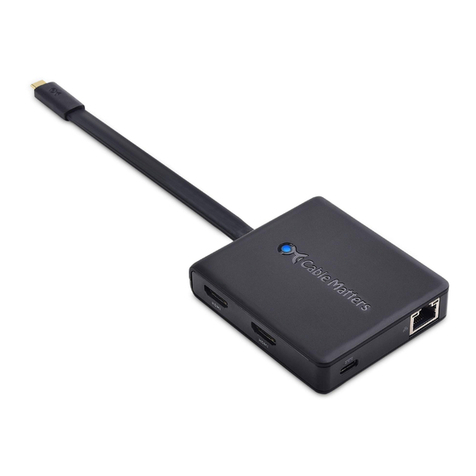 cable matters USB-C 201031 user manual