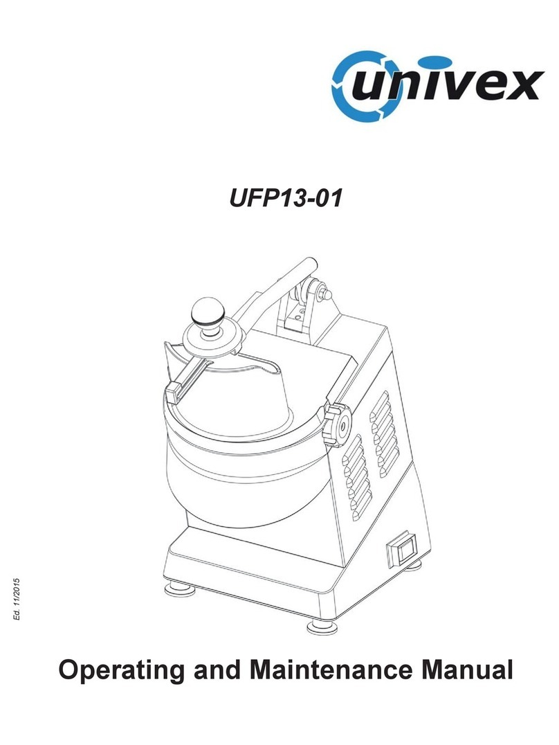 Univex UFP13-01 Operating instructions
