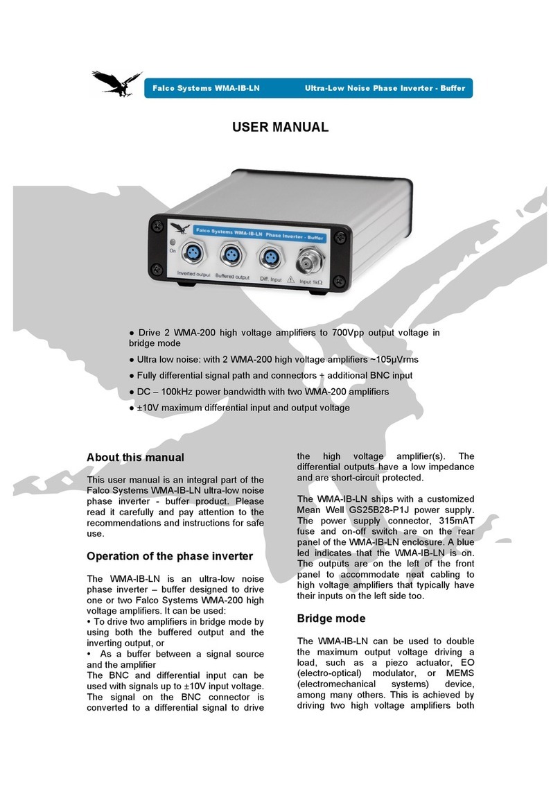 Falco Systems WMA-IB-LN User manual