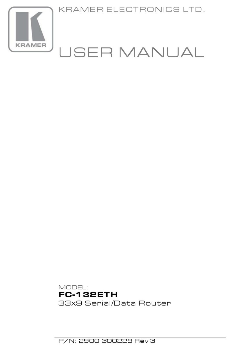 Kramer FC-132ETH user manual