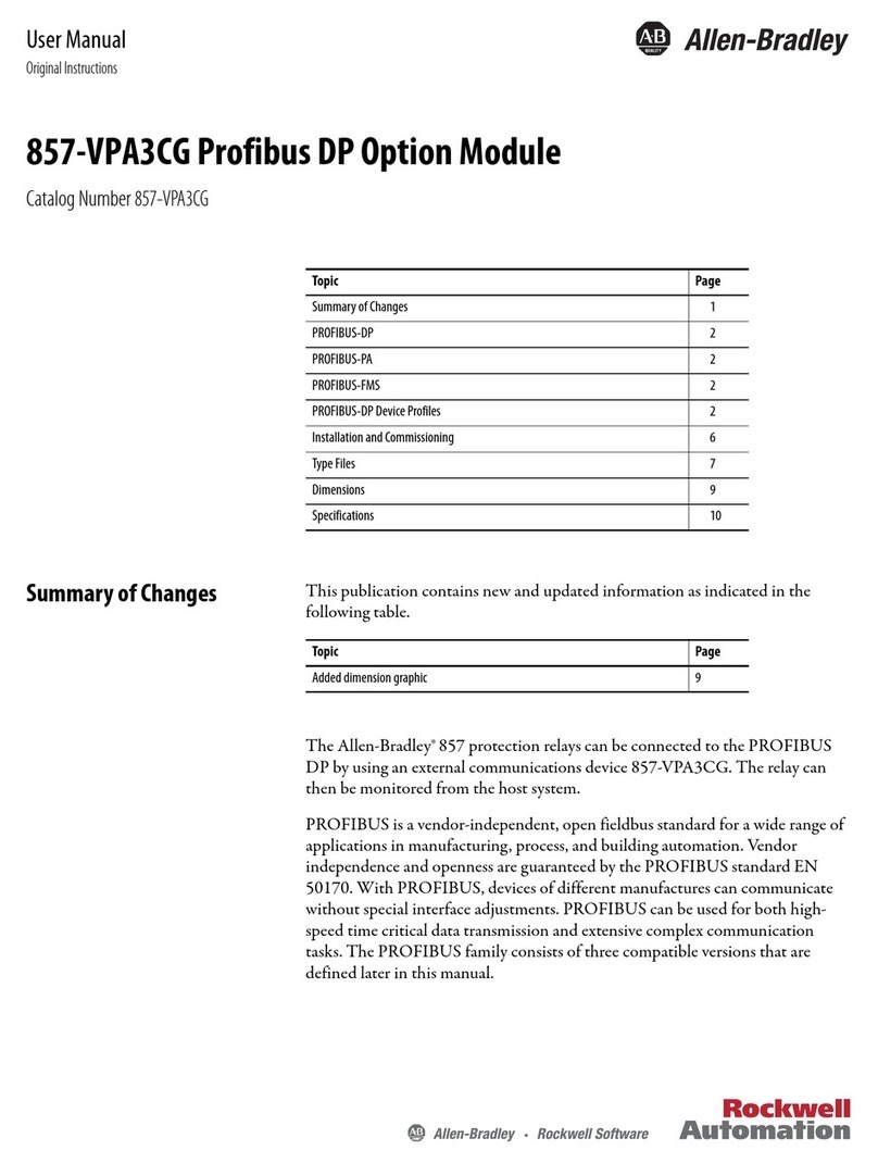 Allen-Bradley 857-VPA3CG User manual