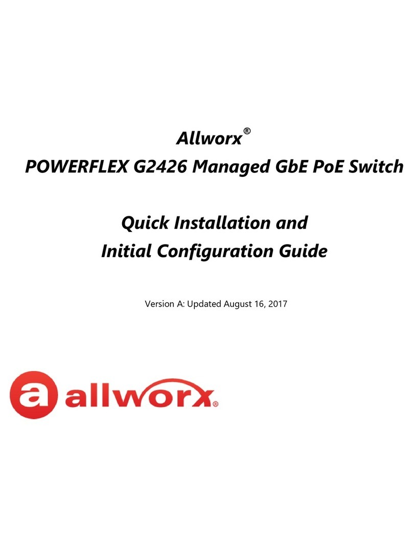 Allworx POWERFLEX G2426 User manual
