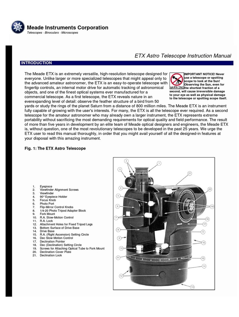 Meade ETX Series User manual