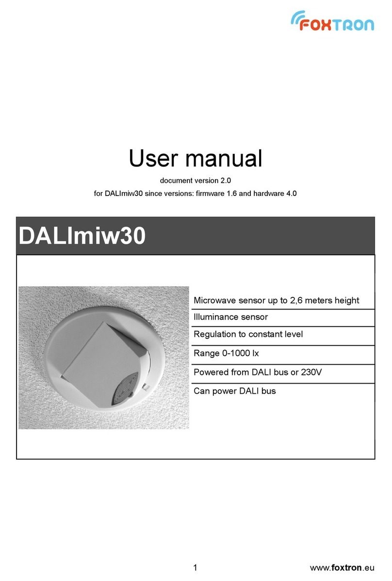 Foxtron DALImiw30 user manual