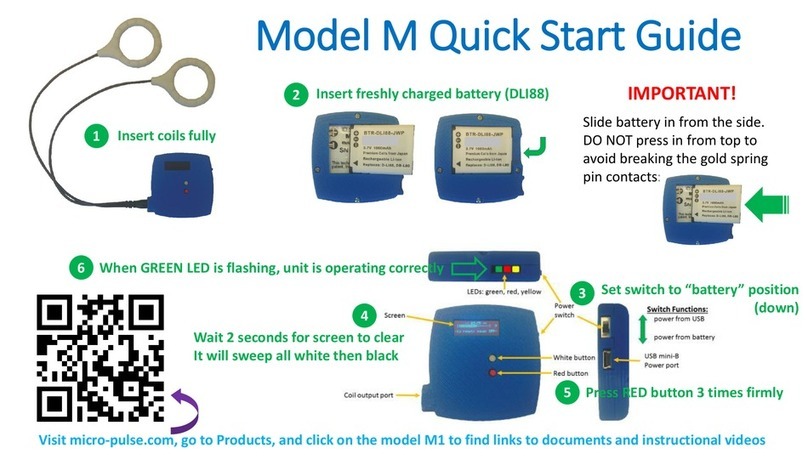 Micro-Pulse I.C.E.S. M1 User manual