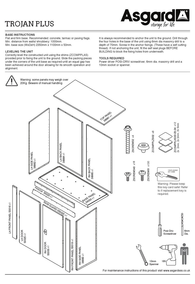Asgard TROJAN PLUS User manual