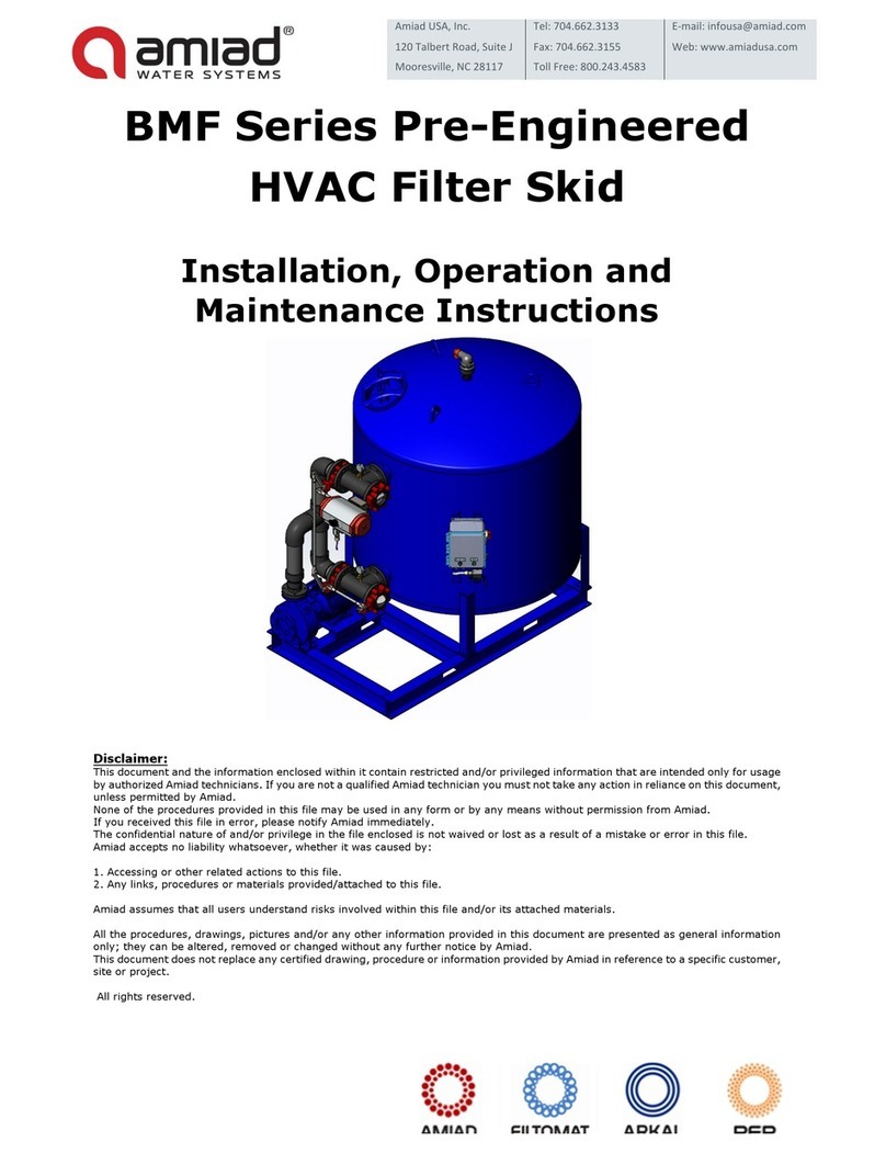 amiad BMF Series Manual