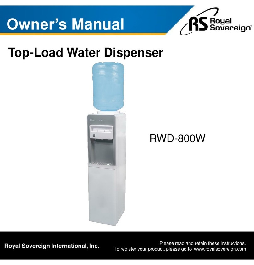 Royal Sovereign RWD-800W owner's manual