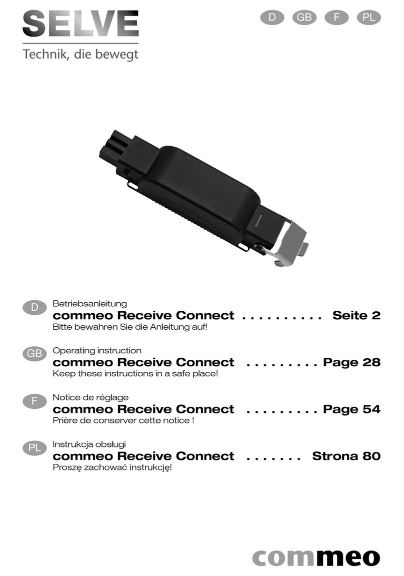 Selve commeo Receive Connect User manual