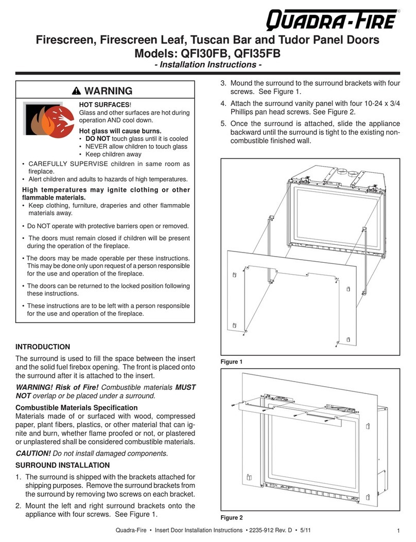 Quadra-Fire QFI30FB installation instructions Quadra-Fire QFI30FB installation instructions