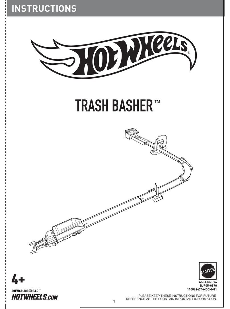 Hot Wheels TRASH BASHER instructions Hot Wheels TRASH BASHER instructions