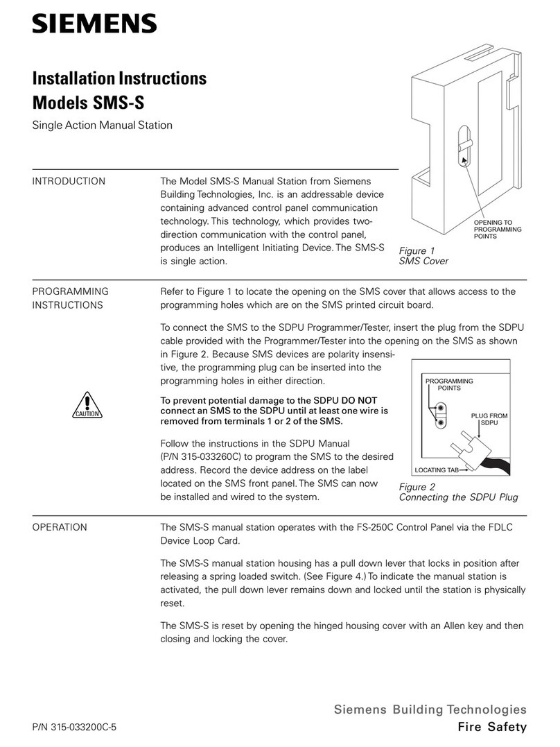 Siemens SMS-S User manual