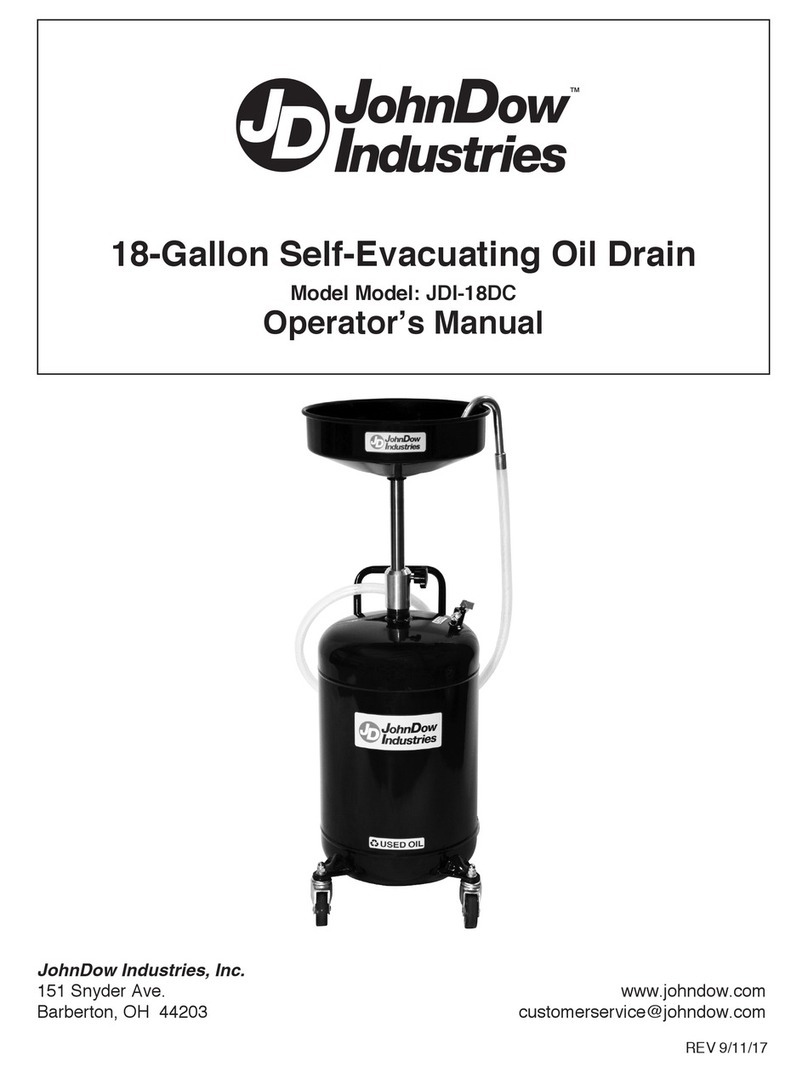JohnDow Industries JDI-18DC Operator's manual