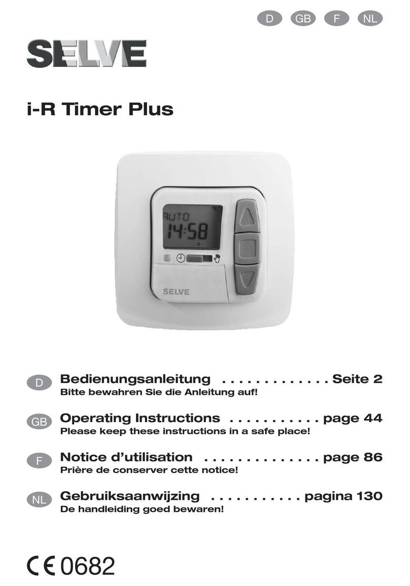 Selve i-R Timer Plus operating instructions
