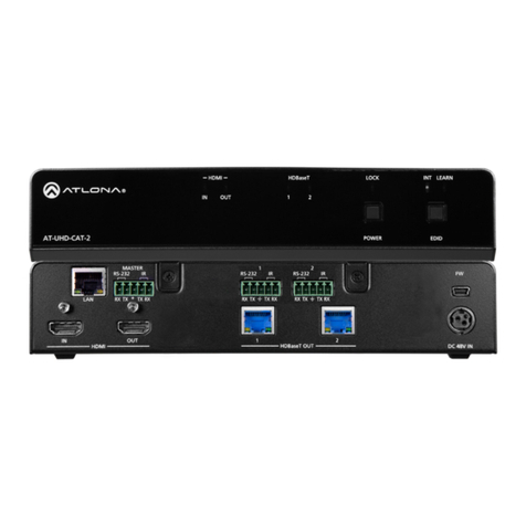 Atlona AT-UHD-CAT-2 installation guide