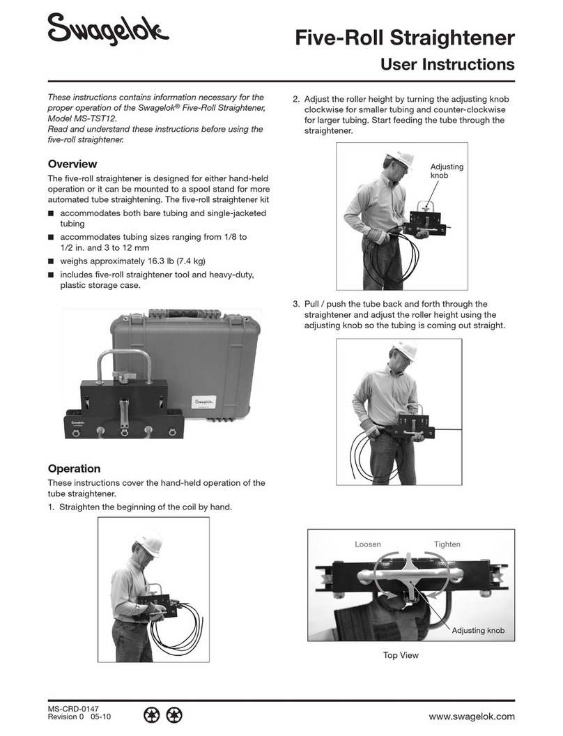 Swagelok MS-TST12 User instructions