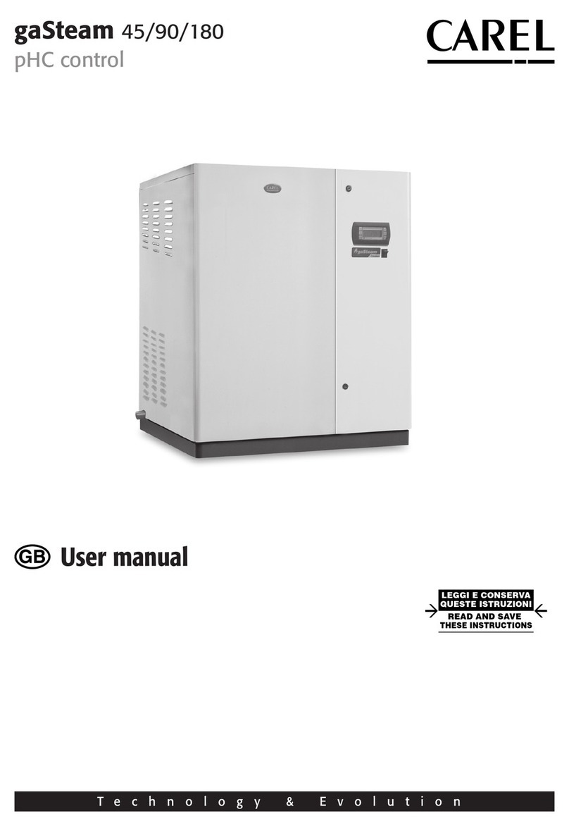 Carel gaSteam 45 User manual
