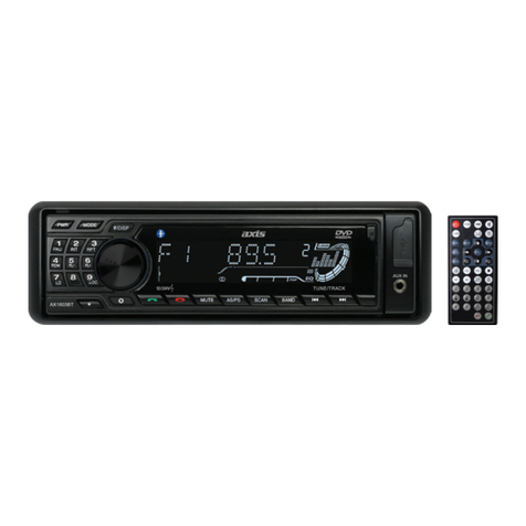 Axis Car Audio AX1803BT instruction manual