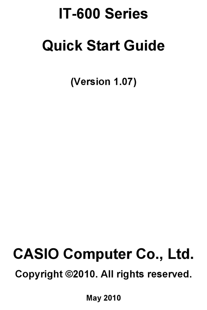 Casio IT-600 Series User manual