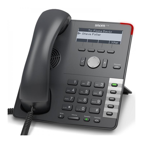 Snom D715 user guide