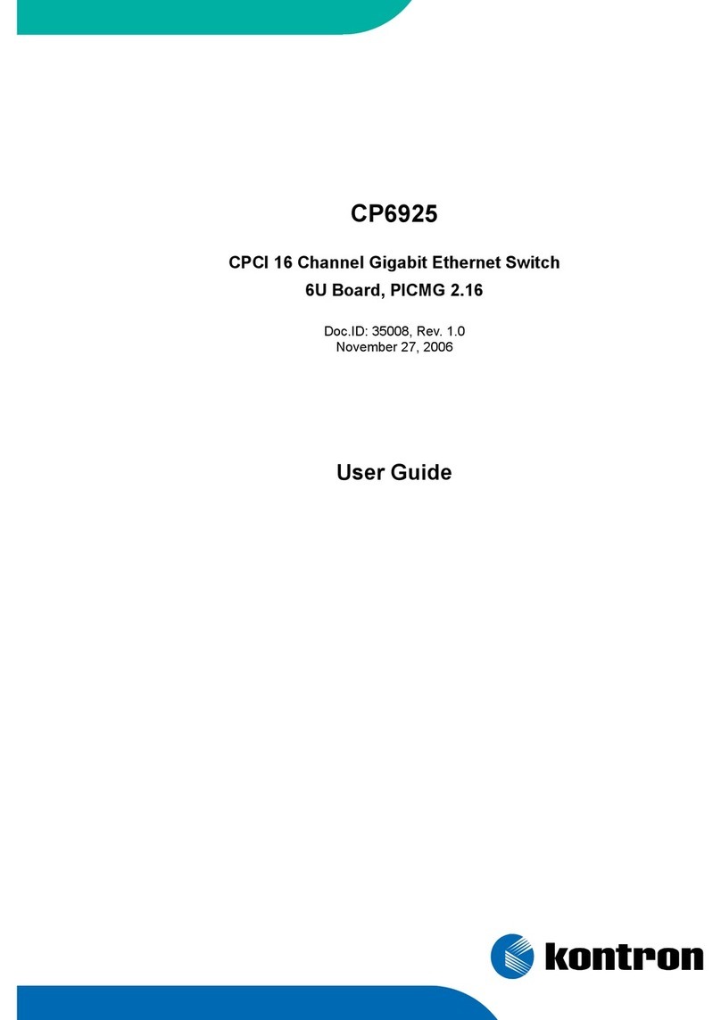 Kontron CP6925 User manual