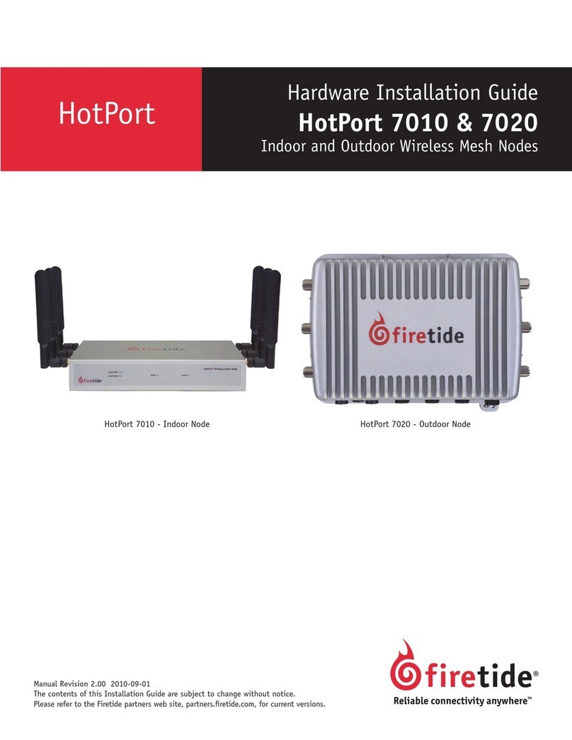 Firetide HotPort 7010 Manual