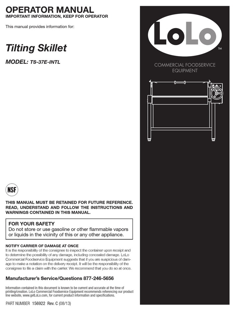LoLo TS-37E-INTL Operator's manual