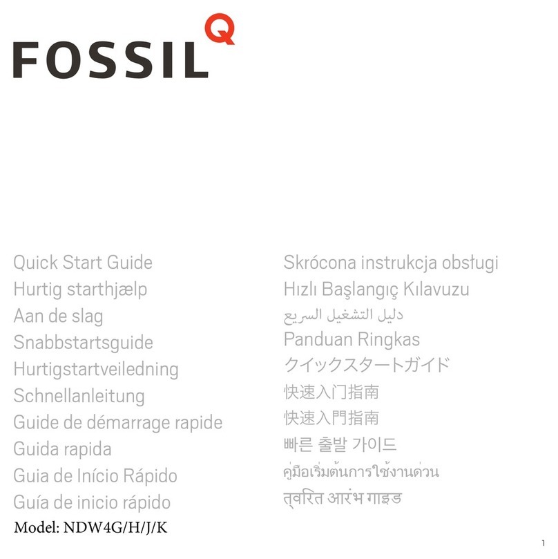 Fossil Q NDW4G User manual