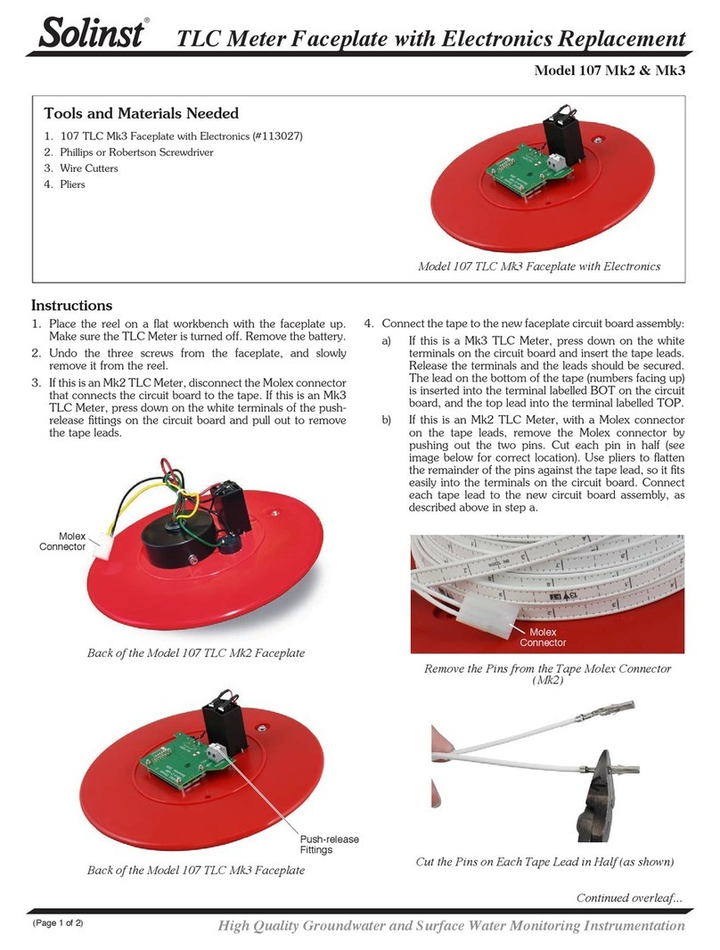 Solinst 107 Mk2 User manual