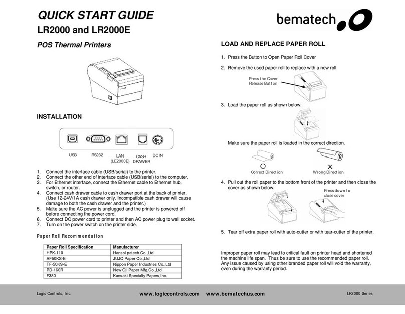 Bematech LR2000 User manual