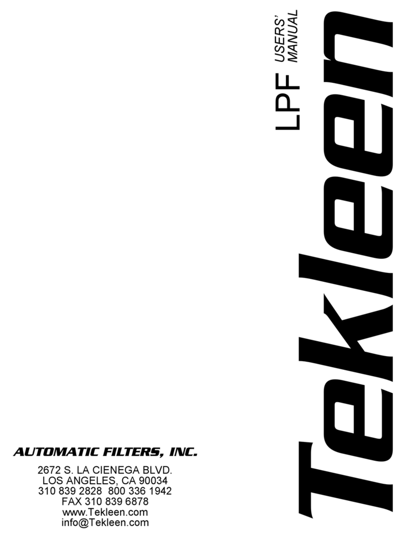 Tekleen LPF series user manual