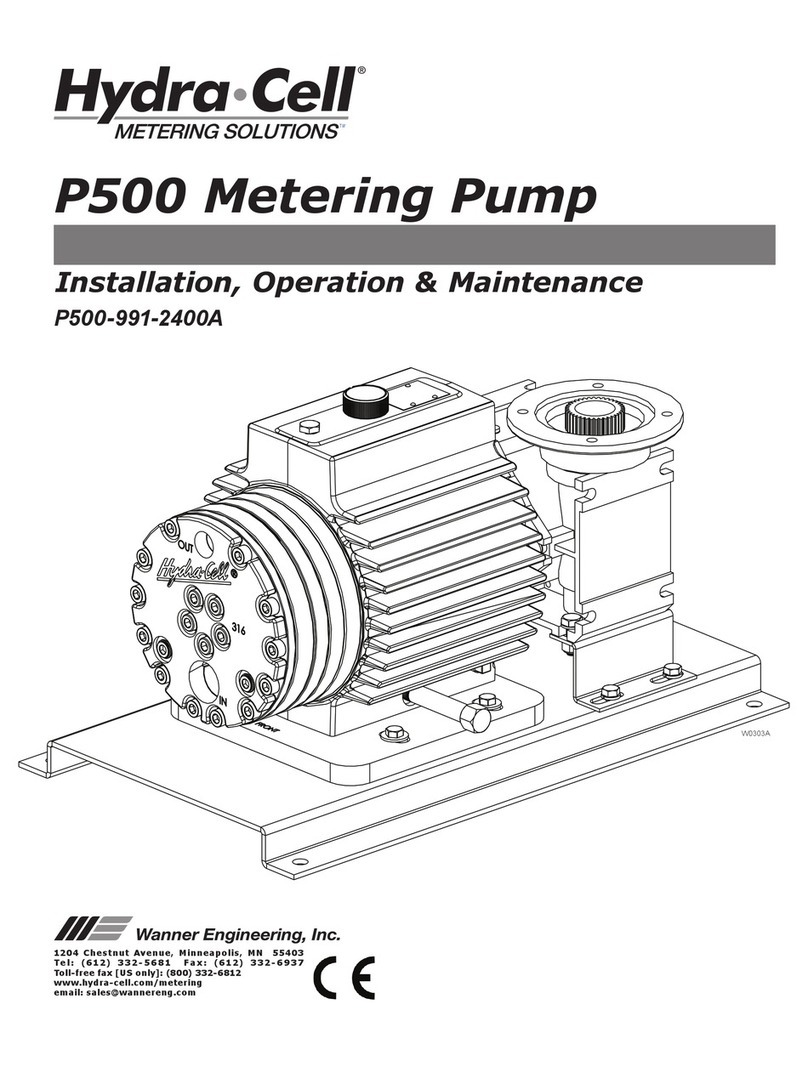 Hydra-Cell P500 Installation operation & maintenance