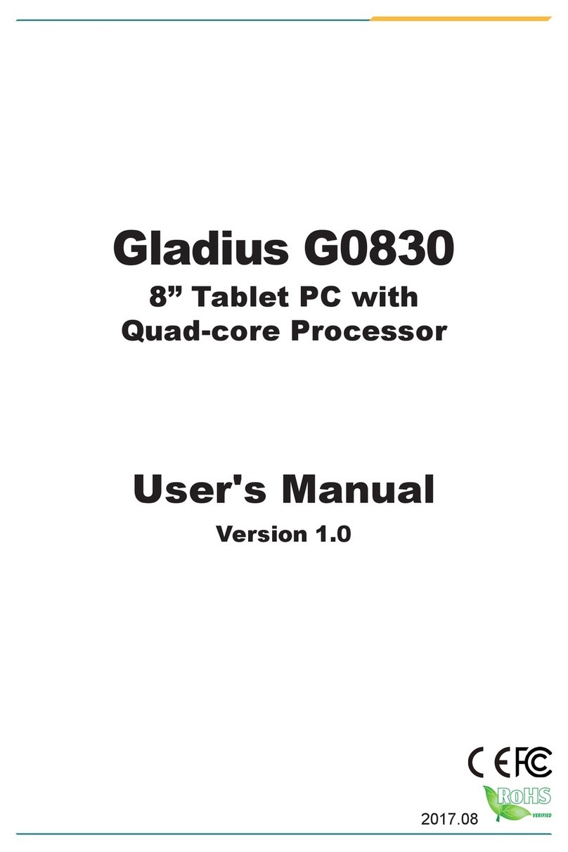 Arbor Technology Gladius G0830 User manual