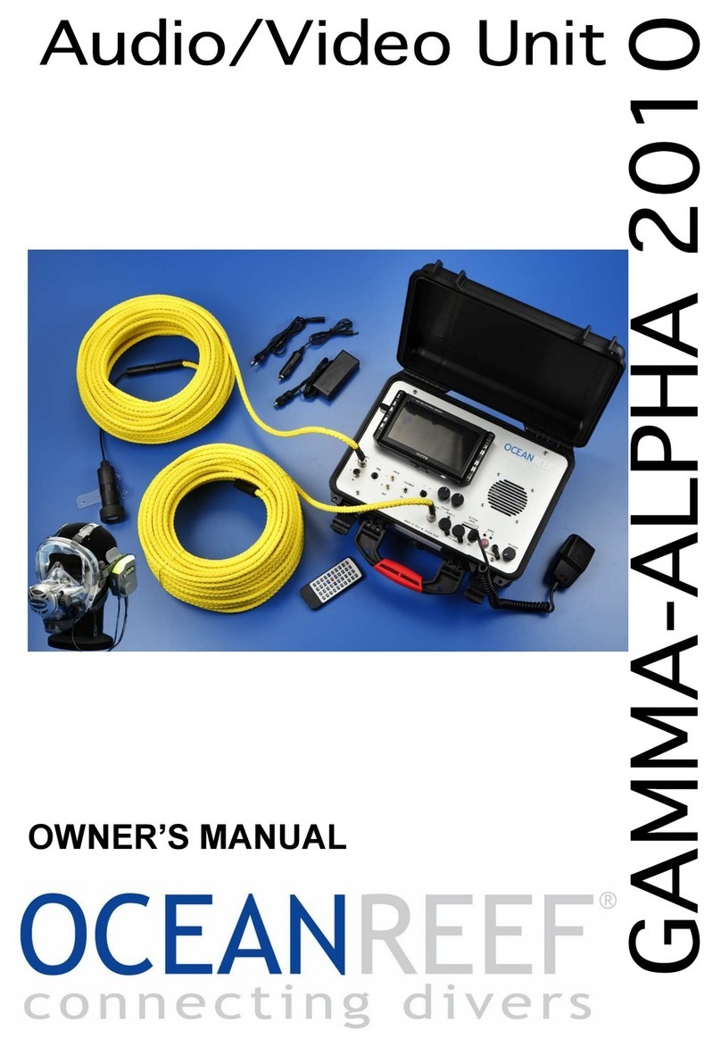 Ocean Reef GAMMA-ALPHA 2010 owner's manual