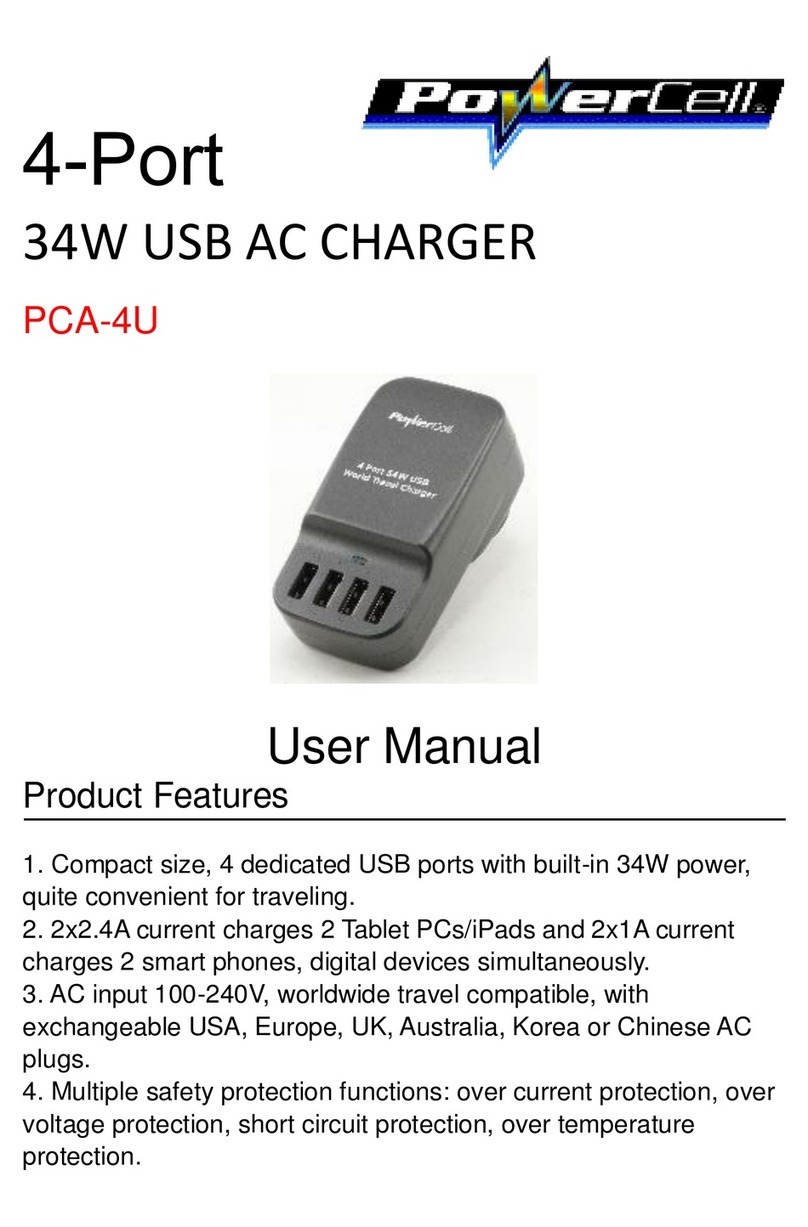 PowerCell PCA-4U user manual