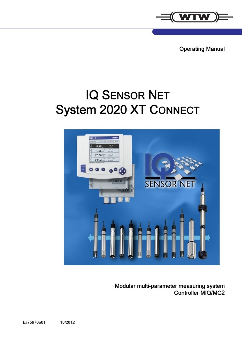 wtw IQ SENSOR NET System 2020 XT operating manual